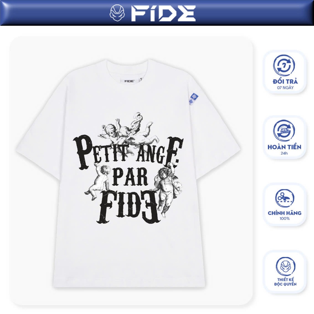 Áo thun FIDE phông trơn nam nữ cổ tròn PHỤC HƯNG 04