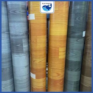 Thảm trải lót sàn simili vân gỗ , tấm simili dán sàn giả gỗ nền nhựa pvc nhám chống trượt dày 0.5mm