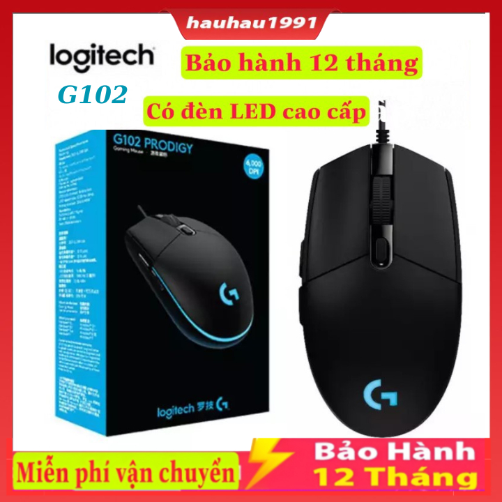 Chuột  gaming G102 / M100 / A2 / T28 chuột chơi game có dây Led RGB 8000DPI - Hàng nhập khẩu- Có Đèn LED