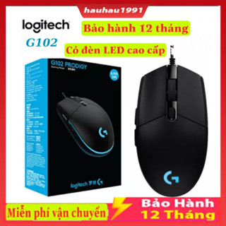 Chuột  gaming G102 chuột chơi game có dây Led RGB 8000DPI - Hàng nhập khẩu- Có Đèn LED