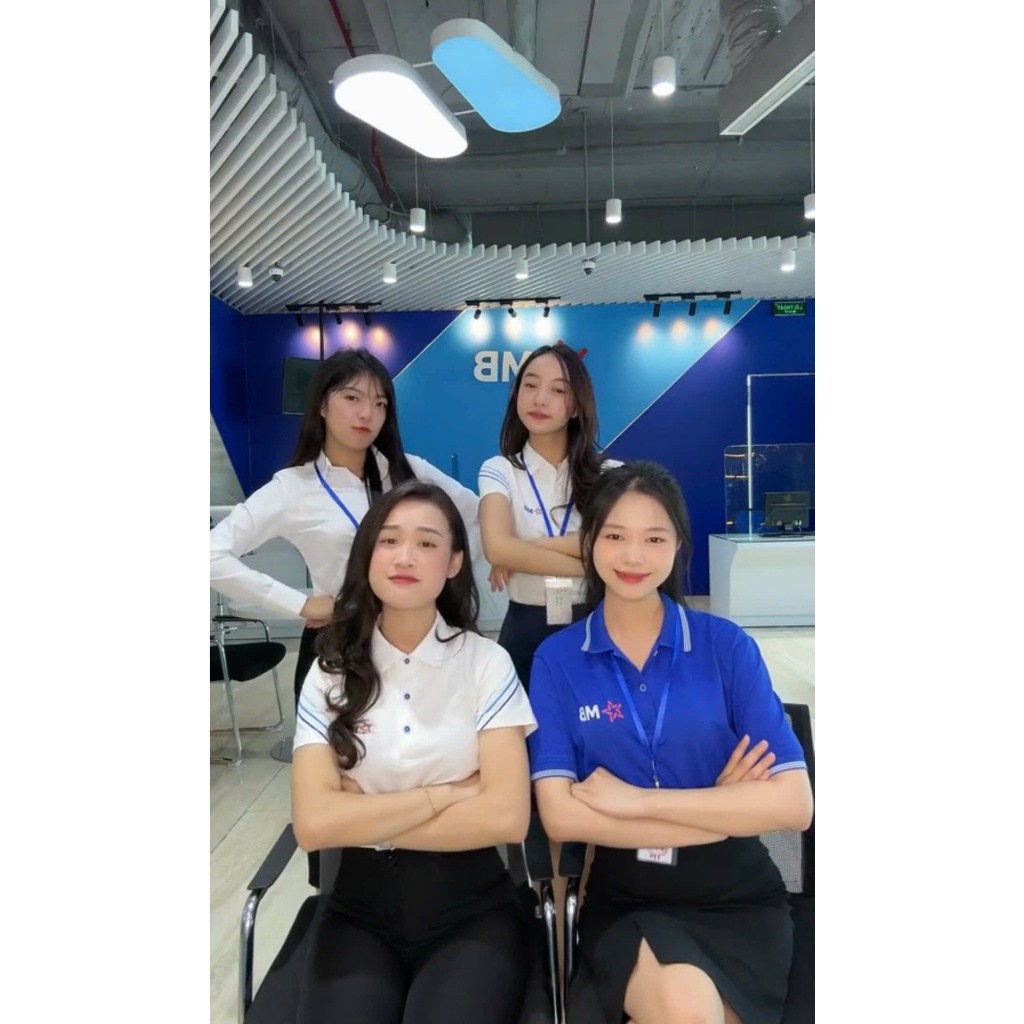 Áo đồng phục Ngân Hàng MB , áo thun polo đồng phục MB chất vải co dãn thoáng mát sẵn hàng tại shop