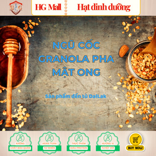 [HG-Shop] 500G Granola mật ong DakLak 100 hạt,  Ngũ Cốc Granola pha mật ong , Hạt Dinh Dưỡng Cao Cấp