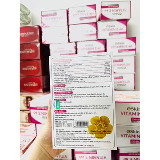 Vitamin E đỏ ( Oskin vitamin E ) lọ 30 viên