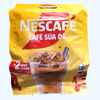NESCAFE -- TÚI VÀNG 600gr / 25 gói -- CÀ PHÊ SỮA ĐÁ HÒA TAN X 2 SÁNH QUYỆN Milk Ice Coffee