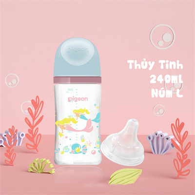 Bình sữa thủy tinh Soft Touch dung tích 80ml/160ml/240ml cho bé