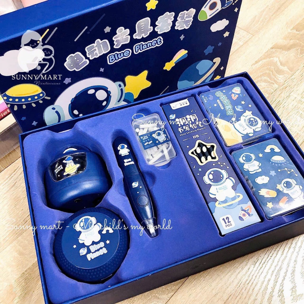 Set 8 món đồ dùng học sinh