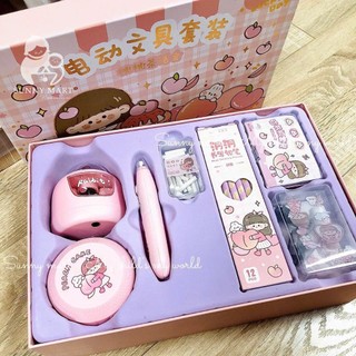 Set 8 món đồ dùng học sinh