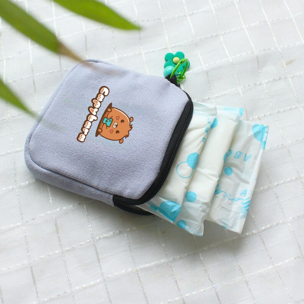 Ví Vải Canvas Mini In Họa Tiết Hoạt Hình Dễ Thương Có Khóa Kéo Đựng Thẻ Son Môi Chìa Khoá Tiện Dụng Cho Nữ | BigBuy360 - bigbuy360.vn
