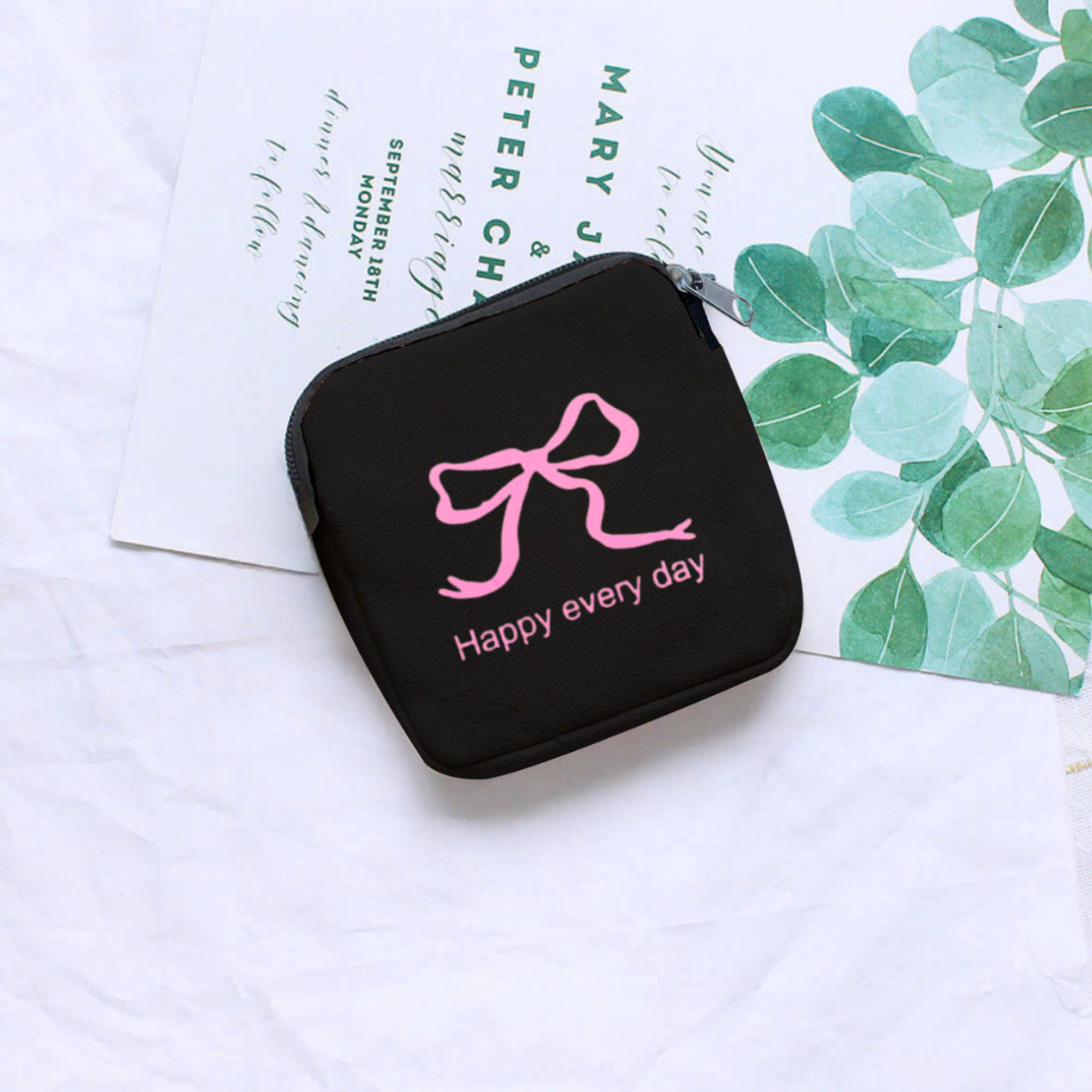 Ví Vải Canvas Mini In Họa Tiết Hoạt Hình Dễ Thương Có Khóa Kéo Đựng Thẻ Son Môi Chìa Khoá Tiện Dụng Cho Nữ | BigBuy360 - bigbuy360.vn