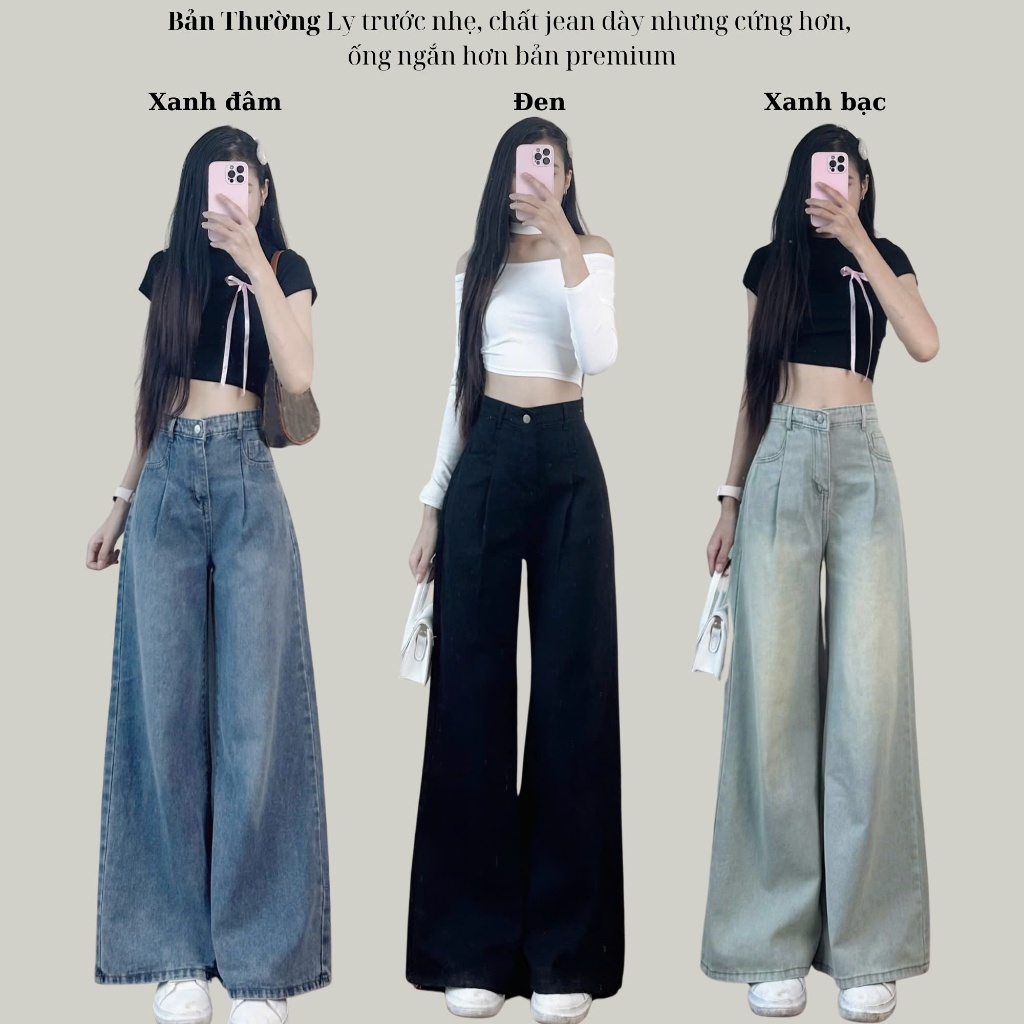 Quần Jean Ống Rộng 247Store Nhiều Màu Quần Bò Ống Suông Unisex Đi Học Đi Làm Back to School | BigBuy360 - bigbuy360.vn