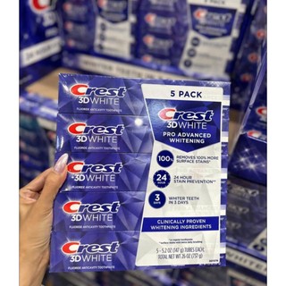 [1 CÂY LẺ] KEM ĐÁNH RĂNG CREST 3D WHITE ADVANCED WHITENING