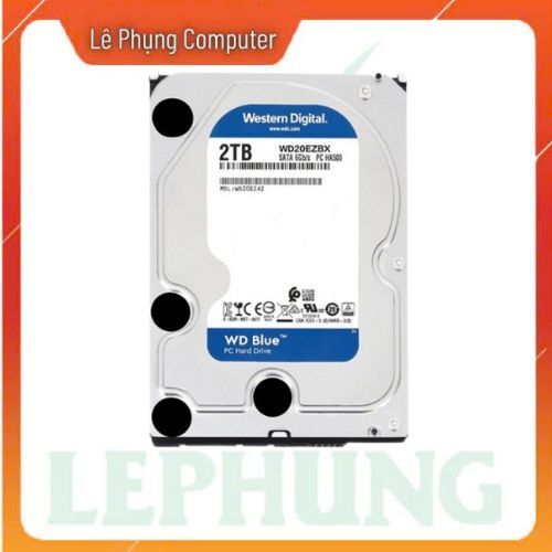 Ổ Cứng HDD WD dung lượng 2TB - Ổ Cứng Gắn Trong HDD Western Digital SATA 3 (BLUE)