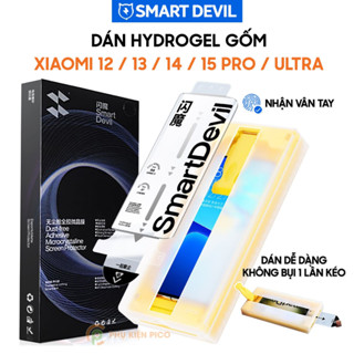 Dán màn hình Xiaomi 15 Ultra / 14 Pro / 13 Pro / 12X / Mi 12 / Mi 10 Hydrogel Gốm Smart Devil full màn hình nhận vân tay