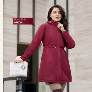 Áo PARKA nữ CARDINA Vải Gió Lót Lông Cừu Siêu Nhẹ Mềm Mịn Ấm áp Thiết kế đa phong cách trẻ trung hiện đại 4PKD01