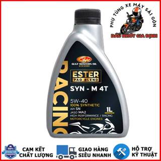  Nhớt tổng hợp Gulf Western Oil Racing 5W40 Syn-M 4T PAO Ester nhập khẩu Úc 