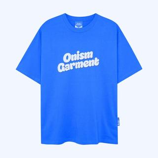 Áo thun basic Onism Stu  xanh coban - unisex form rộng cotton 240gsm in logo lụa 3 lớp bền màu