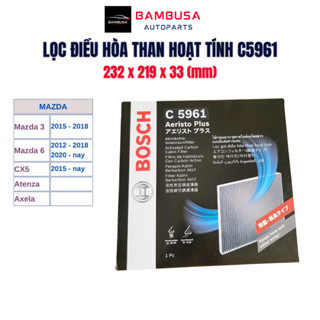 Lọc gió điều hòa than hoạt tính Bosch C5961 - Mazda 3, 6, CX5, Axela Sport, Atenza Sport Wagon