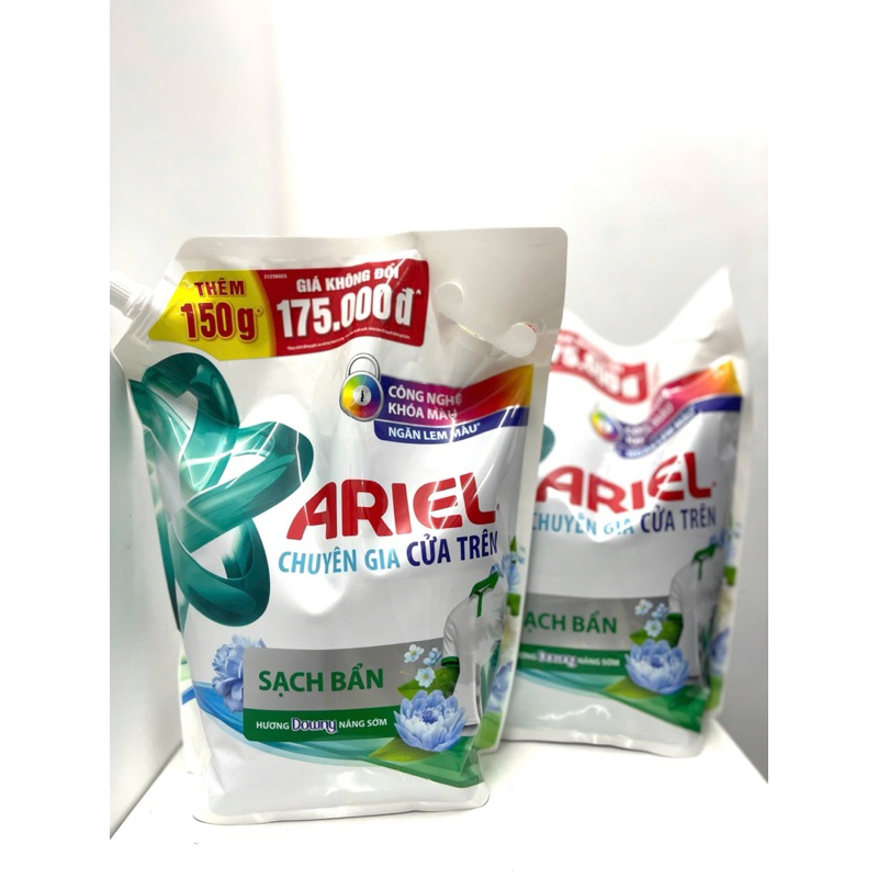 Nước giặt Ariel cửa trên và cửa trước túi 3kg2