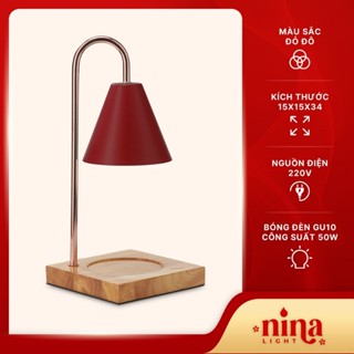  Đèn Nến Thơm | CHỤP NÓN KIM LOẠI ĐẾ GỖ ĐỂ BÀN | Phụ kiện trang trí nến thơm Yankee BBW 2024 