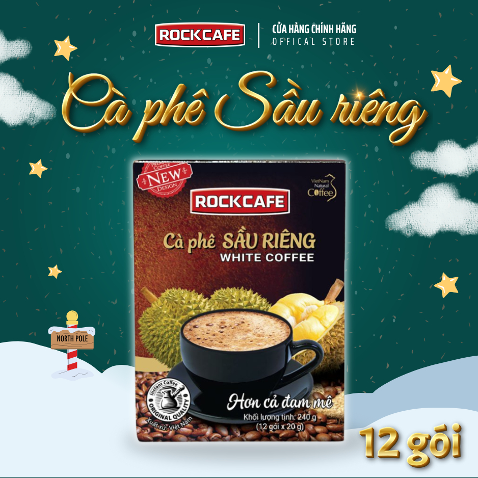 RockCafe - Cà phê Sầu riêng White Coffee