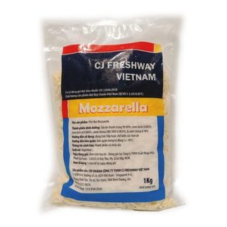 Phô Mai Mozzarella Bào Sợi Cj 1kg