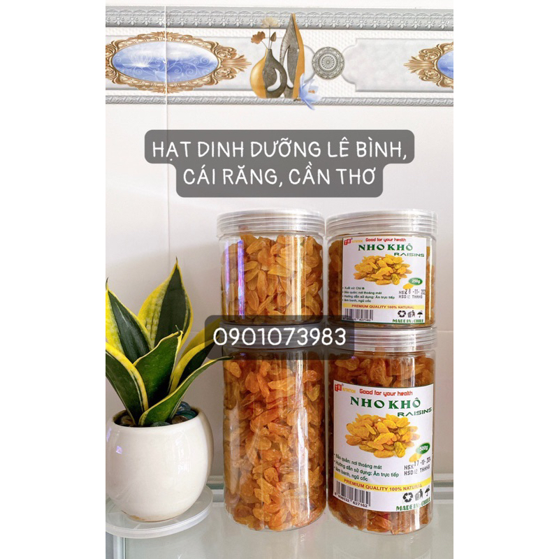 Nho vàng sấy khô nguyên vị