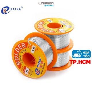 Thiếc Kaina 100G tỷ lệ 63/37 dây hàn lõi nhựa thông, Dây thiếc có độ tinh khiết cao