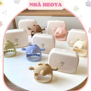 GẶM NƯỚU SILICON HÌNH GẤU TGM KÈM HỘP ĐỰNG VỆ SINH MADE IN KOREA