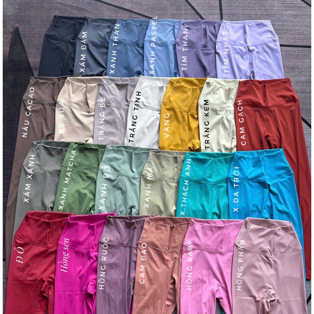 Quần Dài Legging Nữ Chất Thun Lạnh Lulu Co Giãn Tập - Gym - Yoga - Aerobic ⚡️ Hàng Nhập Khẩu ⚡️ | BigBuy360 - bigbuy360.vn