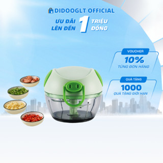 Máy Xay Mini Đa Năng Cầm Tay 3 Lưỡi Daon Didooglt Máy Xay Tỏi Ớt Mini Kéo Tay