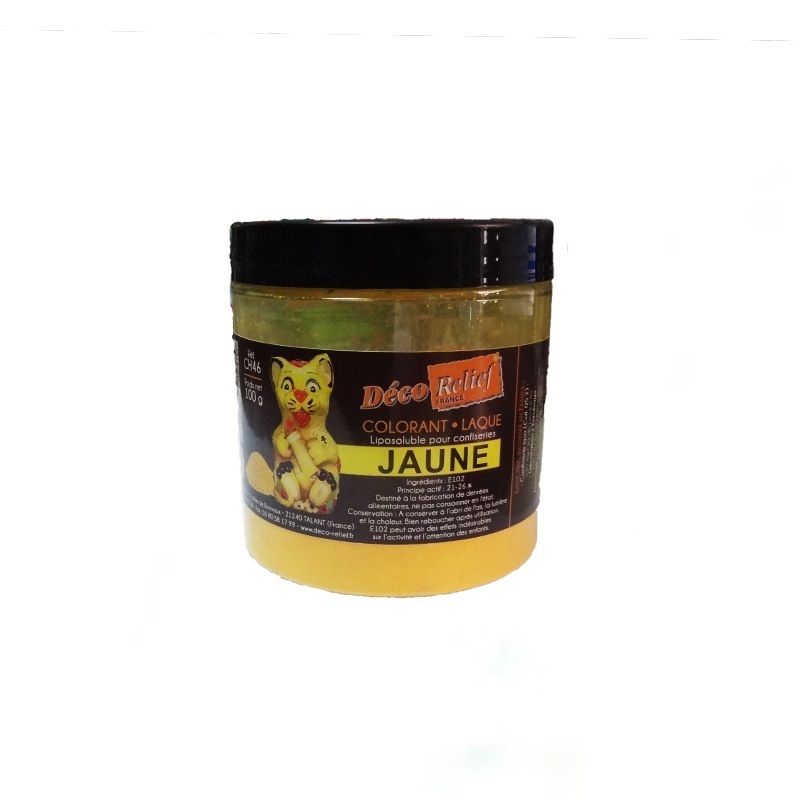 BỘT MÀU VÀNG GỐC DẦU DECOR RELIEF 20GR (Chia ra hũ nhựa trong)