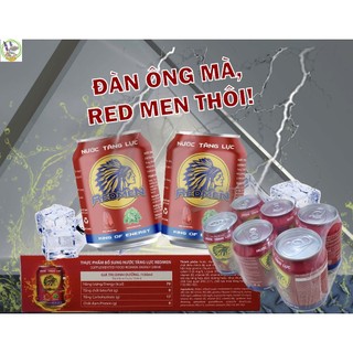 Thùng Nước Tăng Lực REDMEN 240ml*24 lon