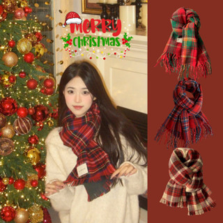 Khăn quàng choàng cổ nữ mùa đông len lông cừu phong cách vitage Hàn Quốc đẹp giữ ấm áp caro đủ màu đen, đỏ, xám, xanh
