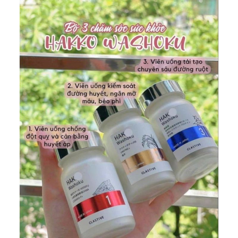 Viên uống Hakko reset cơ thể, đào thải độc tố, chống đột quỵ