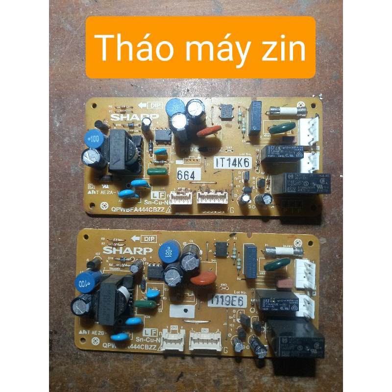 Bo mạch tủ lạnh SHARP model 16VF3 18VF3 16VF4 18CF4 tháo máy zin