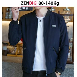 Áo khoác nam ZENBIG vải dù big size dành cho người mập người béo từ 80-140kg, áo khoác bomber nam bigsize.