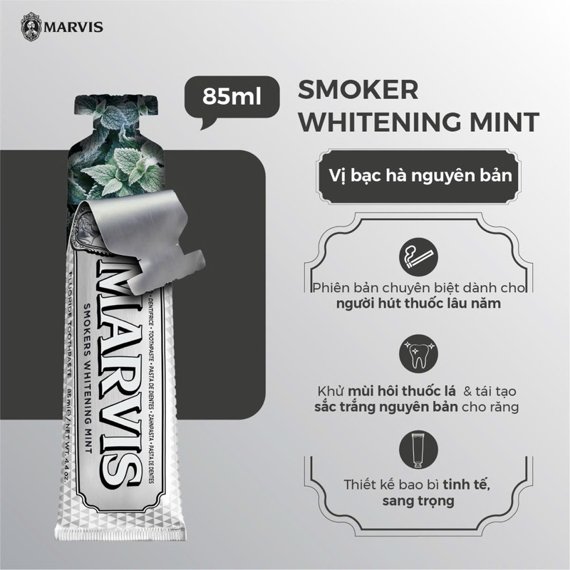 Marvis- Kem Đánh Răng Marvis 85ml (Cty)