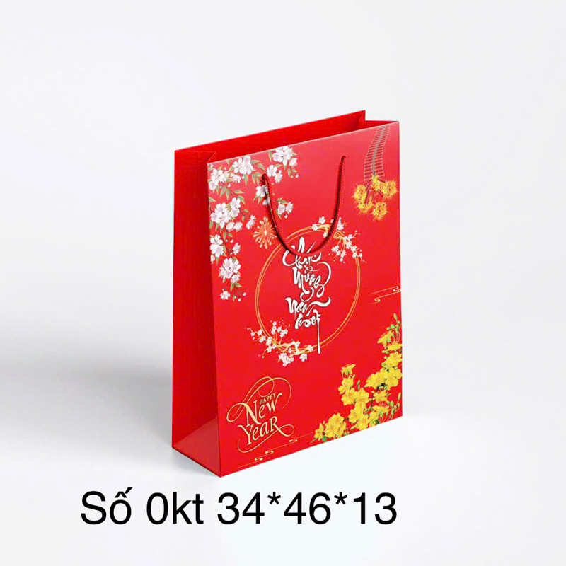 10 Túi quà tết ( túi số 0 ) túi giấy đựng quà 🎁 Túi Chúc Mừng Năm Mới
