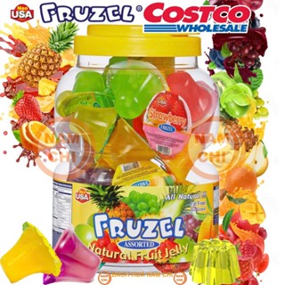 Rau Câu Trái Cây Tự Nhiên Fruzel Jelly Fruits 1.45KG Hàng Chính Hãng Mỹ COSTCO USA Ăn Vặt Tết Cực Ngon