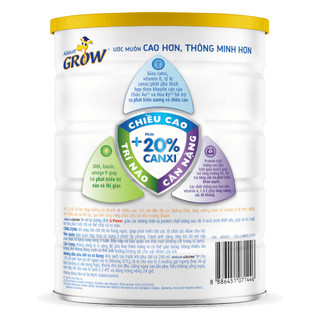 Sữa Abbott Grow 2+ 850g cho trẻ từ 2 tuổi trở lên(Mẫu Mới, Date 2027)