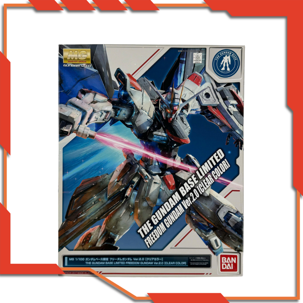 Mô hình lắp ráp MG The Gundam Base Limited Freedom Gundam Ver.2.0 [Clear Color] tỉ lệ 1/100 - Chính 