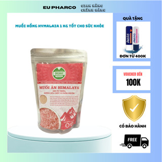 Muối Hồng Himalaya Organic 1Kg 💝 Muối ăn, muối ngâm Chân Thải Độc Dạng Mịn Và Hạt