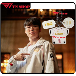  Móc khoá T1 5 sao Móc khoá đội tuyển T1 5 sao móc khoá áo nhóm T1 móc khoá Faker 