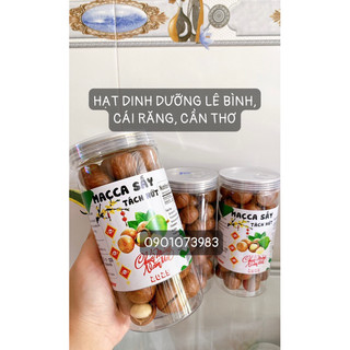 Hạt macca sấy nứt vỏ kèm đồ khui (hộp 500g)