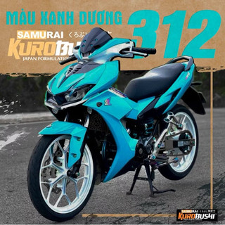 COMBO SƠN SAMURAI MÀU XANH DA TRỜI 312