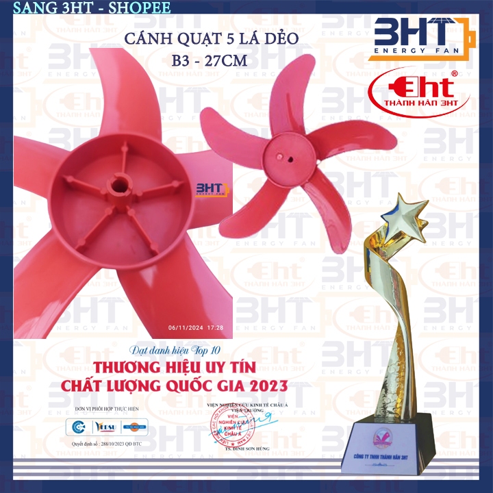 Cánh Quạt B3 & B4 - 5 Lá Cánh