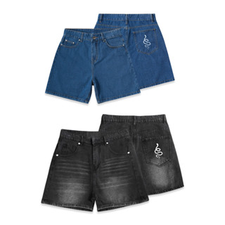 Quần short jean nam phom rộng CAPMAN CLUB, short đùi cao trên gối trẻ trung, thoải mái
