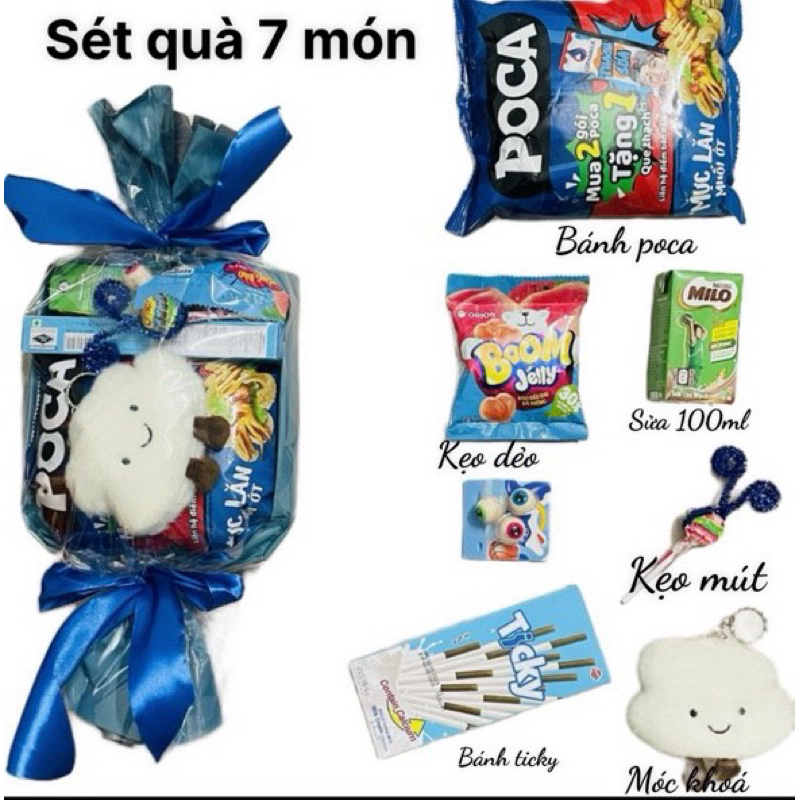 Bánh kẹo - quà trung thu- 1 set quà tặng sinh nhật, quà thôi nôi - set quà tặng trẻ em, quà học sinh -  UNIQUE FRAGRANCE