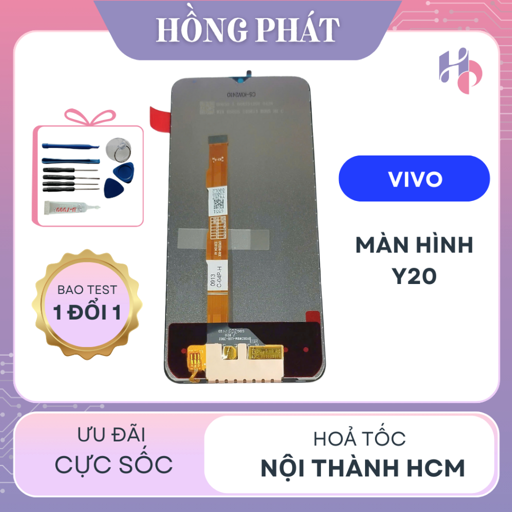 MÀN HÌNH Thay Thế VIVO Y20 / Y20S / Y12S / Y3S / Y15S / Y15A / Y20I / Y01 / Y01A / Y3S 2021 (Tặng kèm keo dán và bộ sửa)