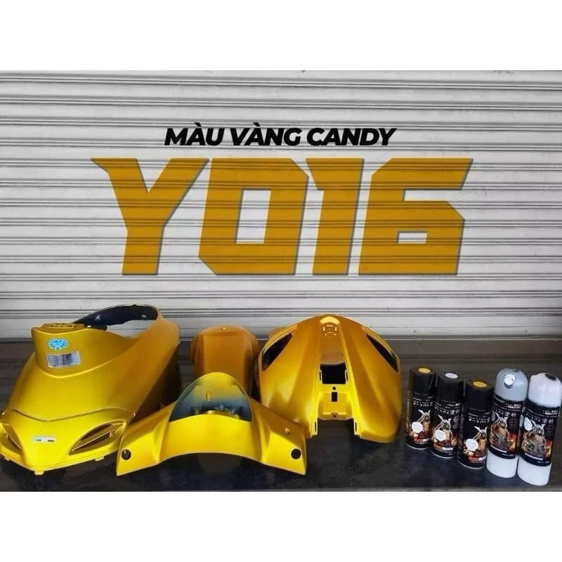 SƠN SAMURAI MÀU VÀNG CANDY Y016
